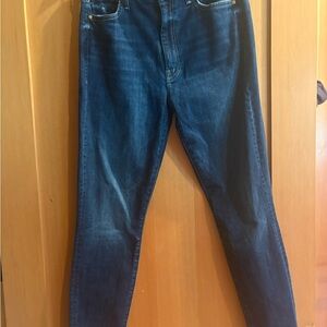 MOTHER Women's The Looker Skinny Jeans in Teaming Up Wash